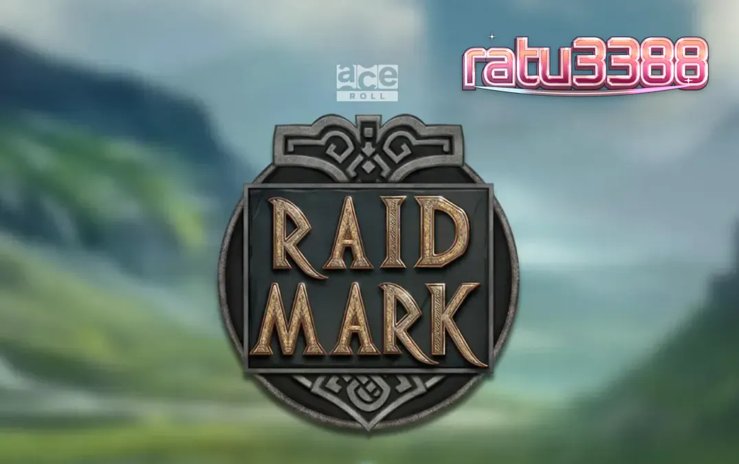 Tampilan visual slot Raidmark dengan tema Viking yang intens