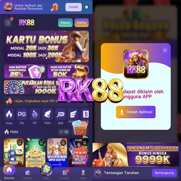 RK88 Bonus Member Baru 100%
